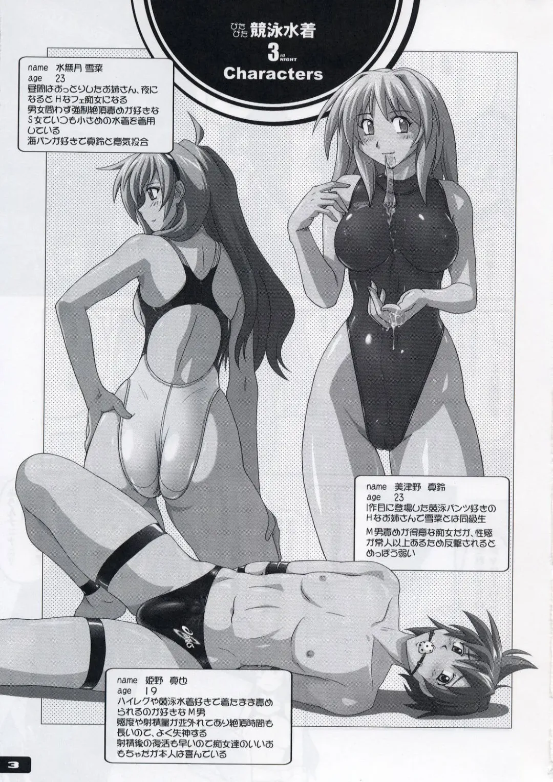[Murasaki Nyaa] Pitapita Kyouei Mizugi - for Competition swimsuit fetist & high cut bottoms fleaks 3 Fhentai - Page 2