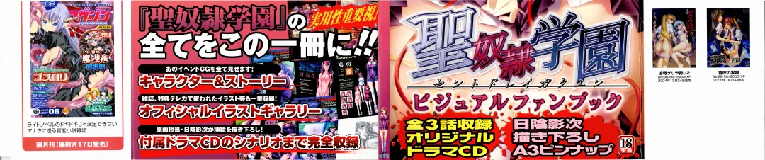 [Hikage Eiji] Saint Dorei Gakuen Visual Fan Book Fhentai - Page 3