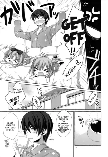 [Alpha] Itoko no Futago ni Otosareta!? | Falling for My Twin Cousins Fhentai - Page 5