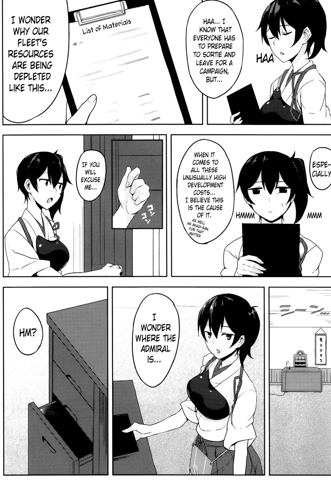 [Prime] Hishokan Kaga no Nayamigoto | Secretary Ship Kaga's Worries Fhentai - Page 3