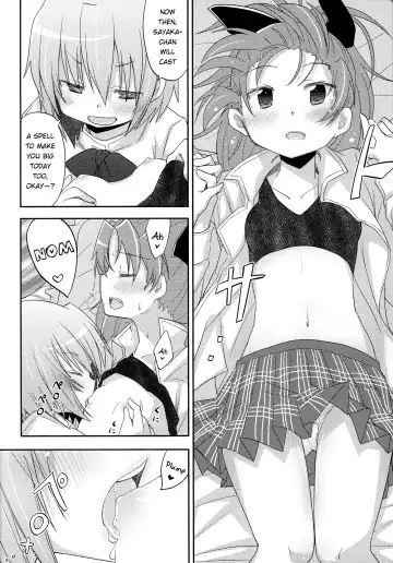 [Pikachi] Sayaka-chan to Kyouko-chan ga Tada H suru Hon. | A Book Where Sayaka-chan and Kyouko-chan Just Have Sex. Fhentai - Page 6