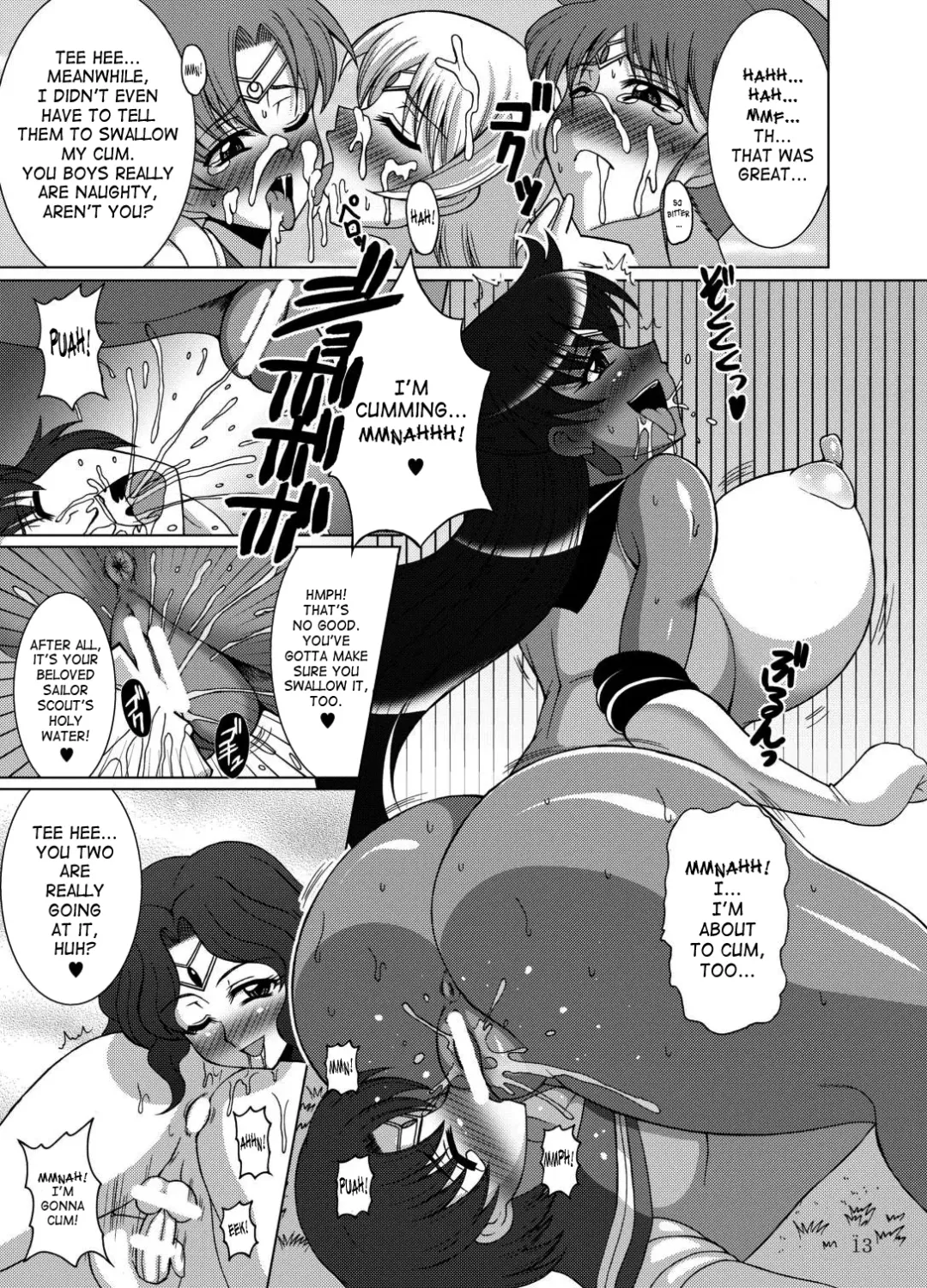 [Uranoa] Sailor Fuku Josou Shounen Senshi vs Gaibu Taiyoukei San Senshi Fhentai.net - Page 12