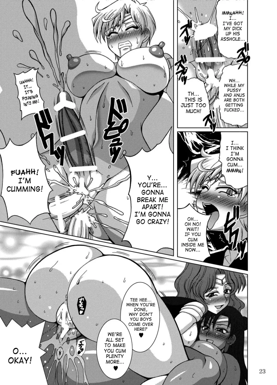 [Uranoa] Sailor Fuku Josou Shounen Senshi vs Gaibu Taiyoukei San Senshi Fhentai.net - Page 22