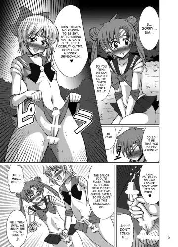 [Uranoa] Sailor Fuku Josou Shounen Senshi vs Gaibu Taiyoukei San Senshi Fhentai.net - Page 4