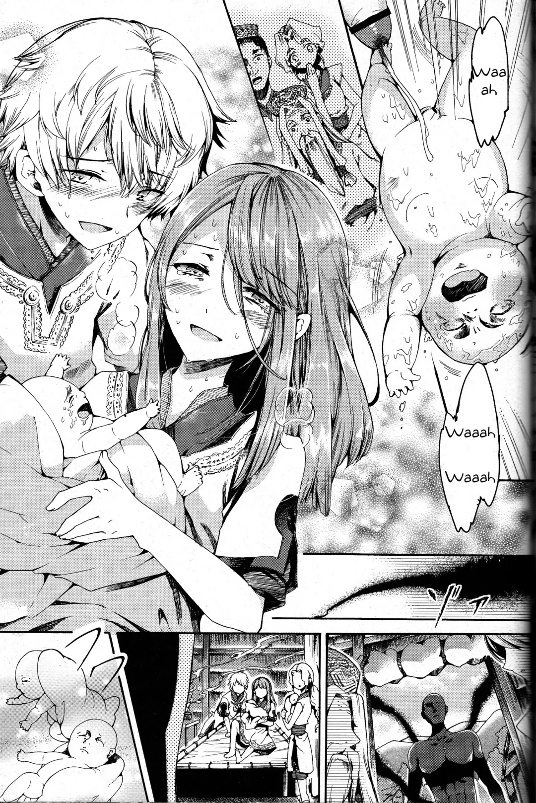 [Matashita Kintama] Shota Ninshin | Shota Pregnancy Fhentai - Page 34