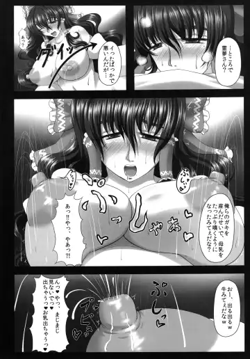 [Arch Enemy - Macaroni And Cheese] Injuku Biniku Miko Zuma Reimu ～ Hinnyuu Shibori Rinkan ～ Fhentai - Page 5