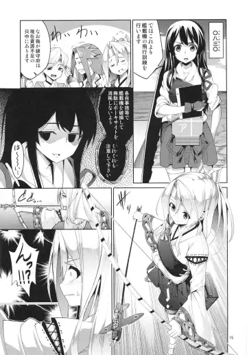 [Tel] Hisho Kan Zuihou no Nanigenai Ichinichi Fhentai - Page 15