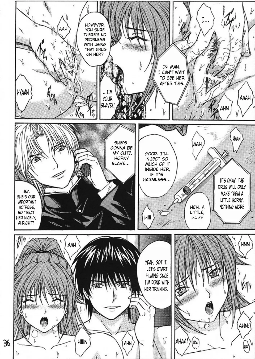 [Aoi Mikku] Ryoujoku Rensa 01 Fhentai - Page 35