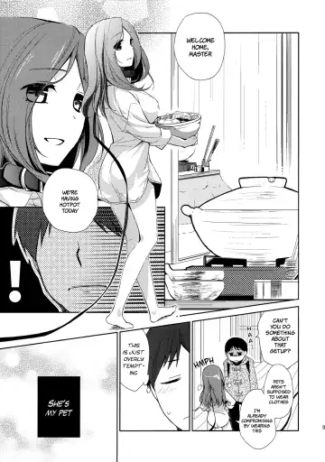 [Hitsuji Hako] Kanojo no Pet Jinsei Fhentai - Page 8