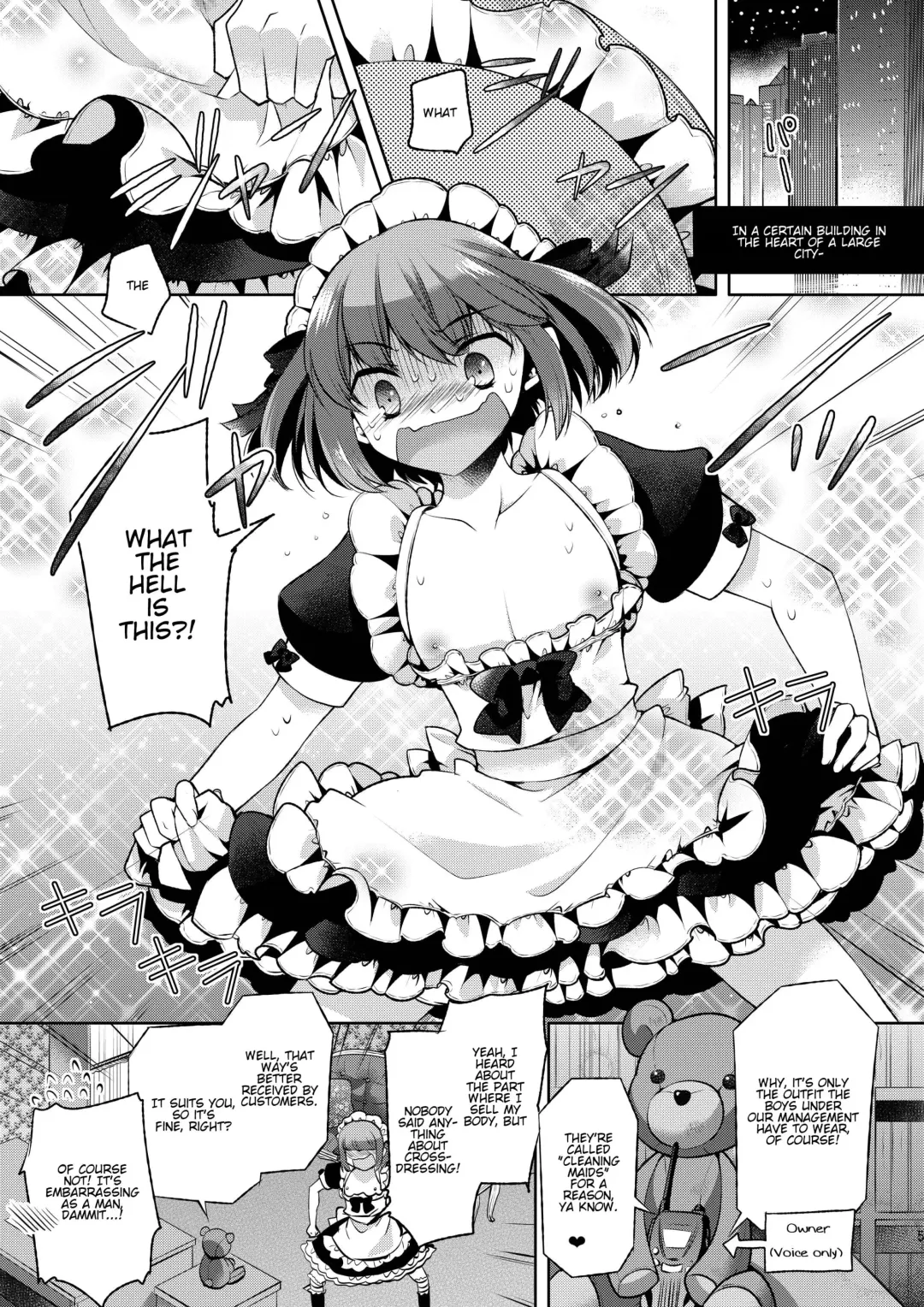 [Matashita Kintama] Okarada Osouji Maid ~Hajimete no Chinpo ni Dai Koufun~ Fhentai - Page 4
