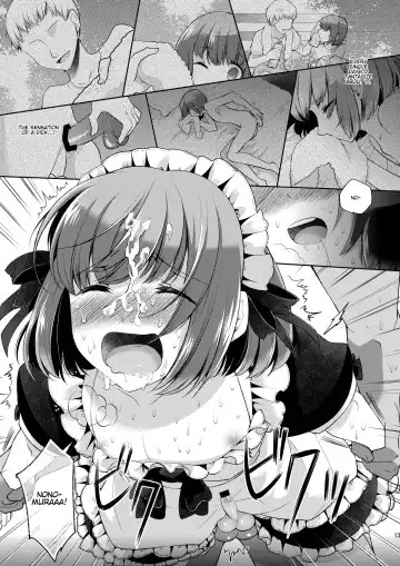 [Matashita Kintama] Okarada Osouji Maid ~Hajimete no Chinpo ni Dai Koufun~ Fhentai - Page 12