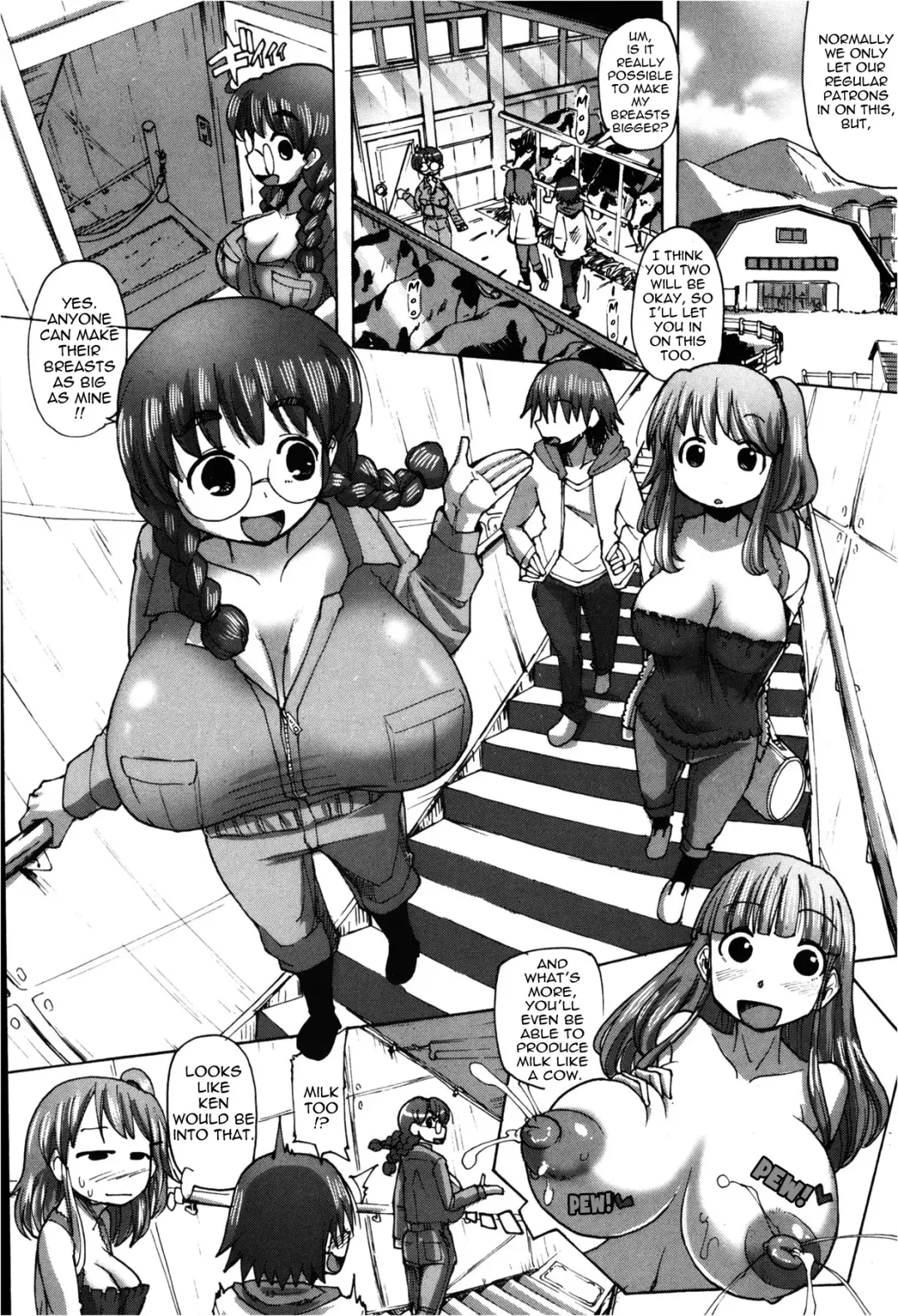[Sakazaki Freddie] Mitsuko-chan no nyuugyuu taiken-ki | Mitsuko's Experience as a Milk Cow Fhentai - Page 4