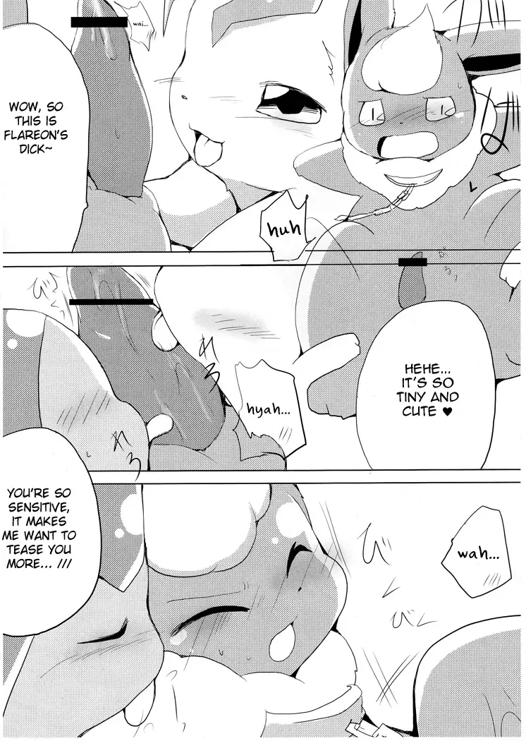 [Azuma Minatu] Buu-chan ga Onnanoko ni Dokidoki Suru Hon. | Book Where Flareon Gets Excited By Girls. Fhentai - Page 22
