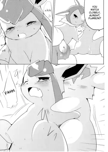 [Azuma Minatu] Buu-chan ga Onnanoko ni Dokidoki Suru Hon. | Book Where Flareon Gets Excited By Girls. Fhentai - Page 17