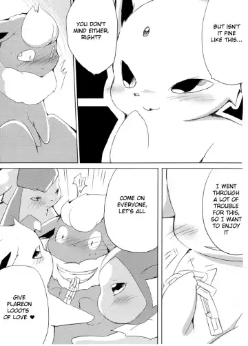 [Azuma Minatu] Buu-chan ga Onnanoko ni Dokidoki Suru Hon. | Book Where Flareon Gets Excited By Girls. Fhentai - Page 21