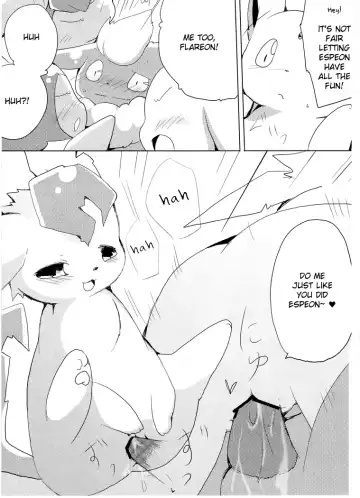 [Azuma Minatu] Buu-chan ga Onnanoko ni Dokidoki Suru Hon. | Book Where Flareon Gets Excited By Girls. Fhentai - Page 27
