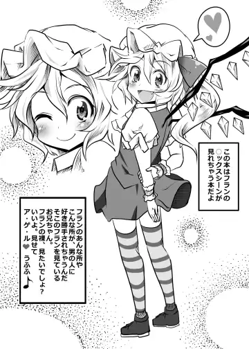 [Chakkaman] Flandre ga Debu Otoko ni Okasare te Bokkoboko ni sareru Hon Fhentai - Page 2