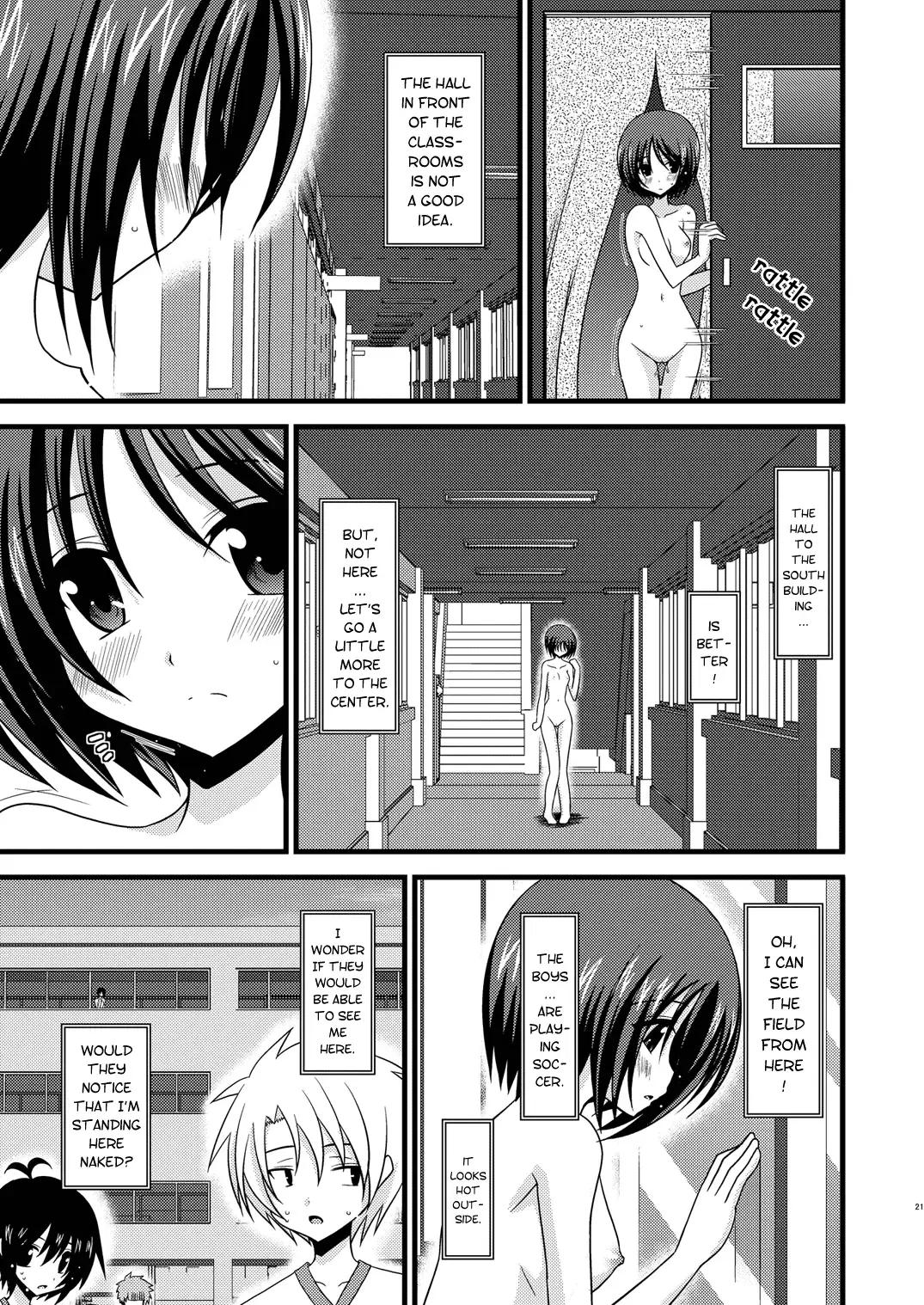 [Charu] Roshutsu Shoujo Yuugi San | Exhibitionist Girl's Play 3 (decensored) Fhentai - Page 22