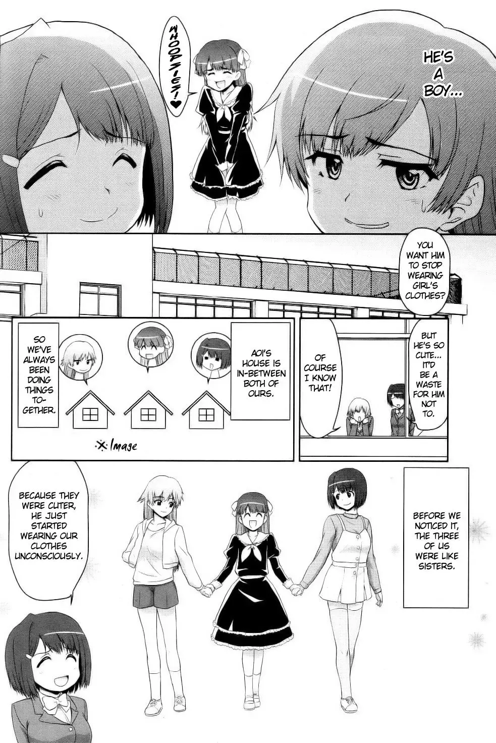 [Fujinomiya Yuu] Sannin Sanshimai !!? | Three People, Three Sisters!!? (decensored) Fhentai.net - Page 2