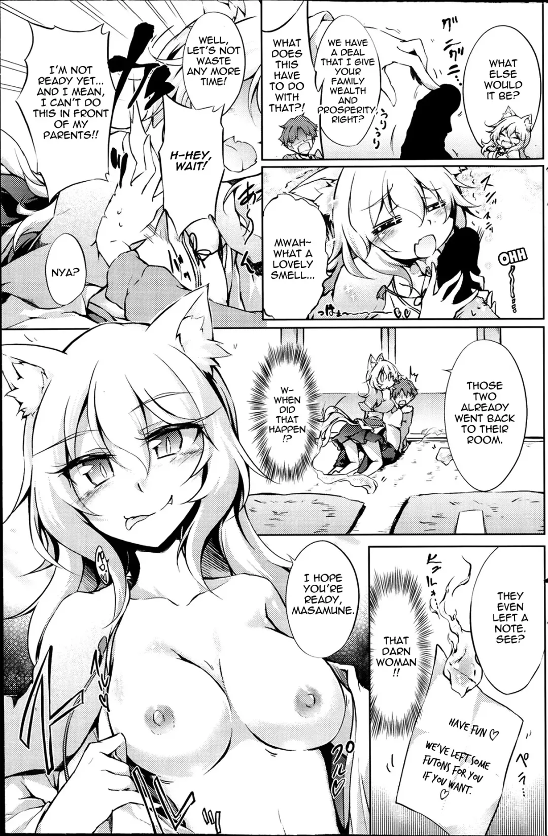 [Amano Chiharu] Nekomata Matsuri no Hyakunensai | Nekomatamatsuri Centennial Fhentai - Page 5