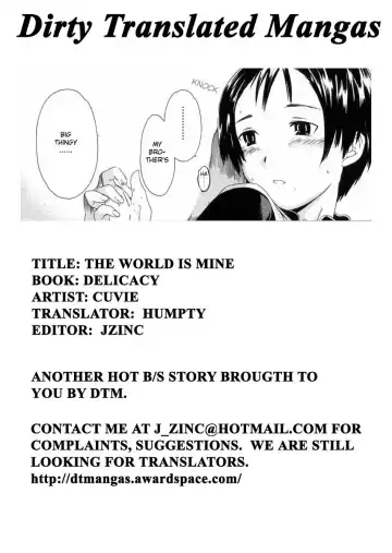 Read [Cuvie] Sekai wa Boku no Mono | The World is Mine - Fhentai.net