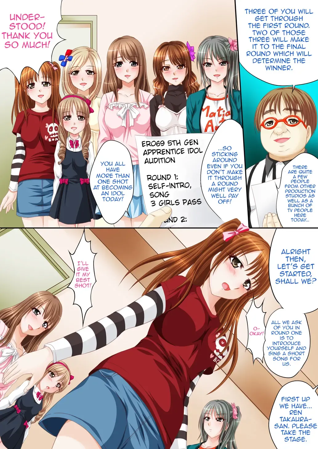 [Nao Takami] Idol Himitsu Audition ~Idol ni Nareru Nara Kimomen Nimo Taete Miseru!~ Fhentai.net - Page 6