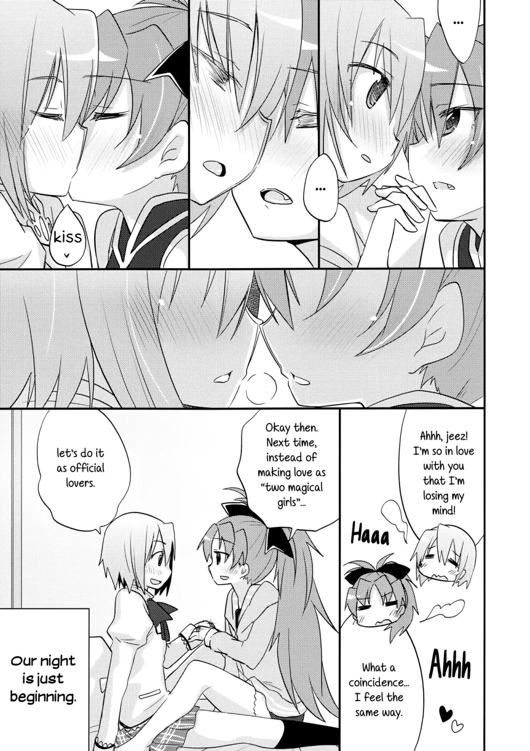 [Pikachi] Atashitachi no Jigo Senkyou | A Strategic Report of Our Pillow Talk Fhentai - Page 10