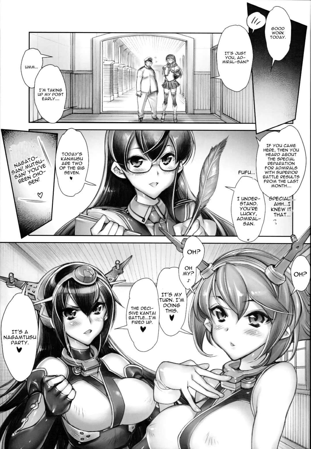 [Hiyo Hiyo] KanColle -SEX FLEET COLLECTION- Nagato Mutsu Fhentai - Page 5