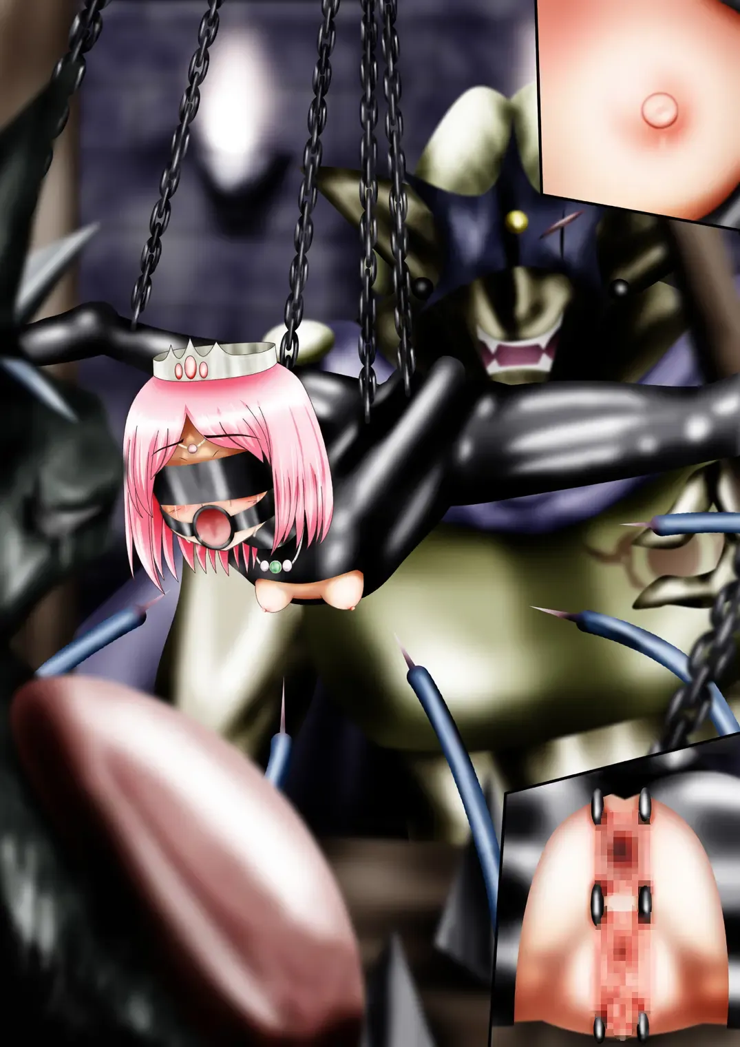 Fushigi Sekai -Mystery World- Nonona 21 ~Torawareta Ohime-sama, Majou no Kikai Choukyou Ingoumonkan~ Fhentai - Page 126