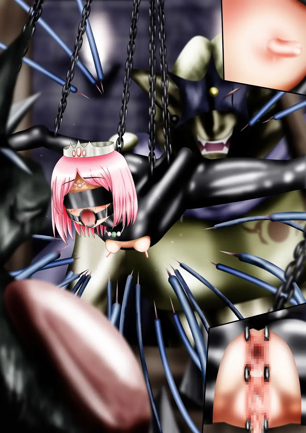 Fushigi Sekai -Mystery World- Nonona 21 ~Torawareta Ohime-sama, Majou no Kikai Choukyou Ingoumonkan~ Fhentai - Page 128