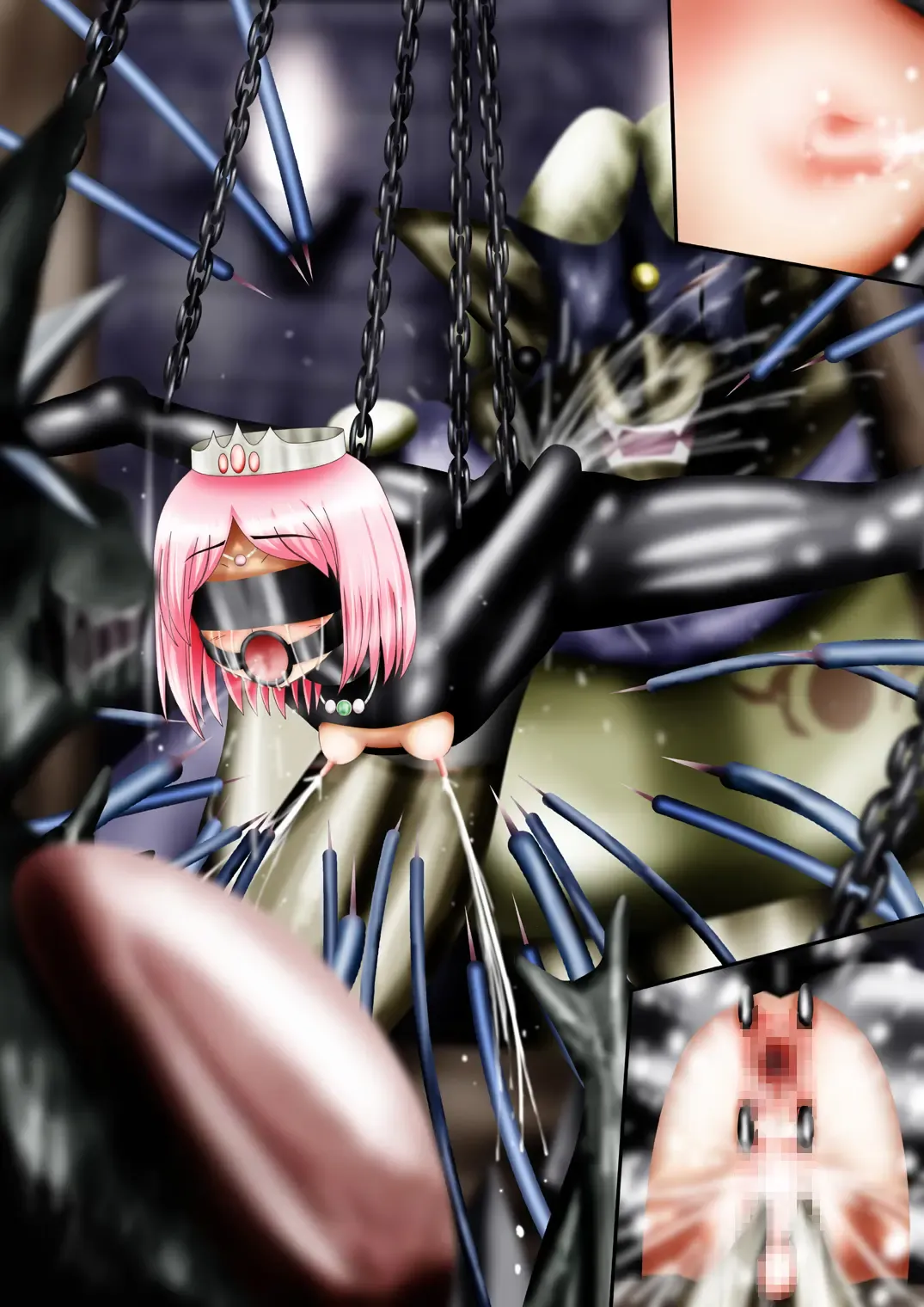 Fushigi Sekai -Mystery World- Nonona 21 ~Torawareta Ohime-sama, Majou no Kikai Choukyou Ingoumonkan~ Fhentai - Page 130