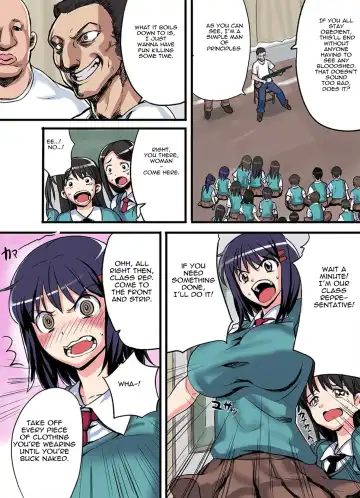 [Nanashi] Iinchou wa Suppon Pon | The Class Rep is Buck Naked Fhentai - Page 2