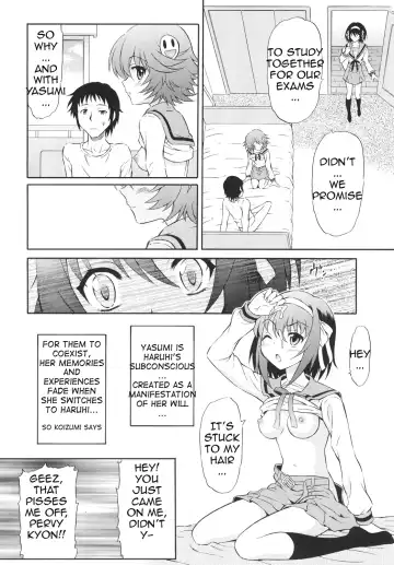 [Harukaze Soyogu] Kyougaku Haruhi to Yasumi to Kyon | Suzumiya Haruhi, Yasumi, and Kyon Fhentai.net - Page 6