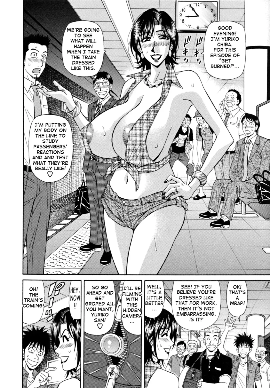 [Ozaki Akira] Hitozuma Announcer Nama-Honban Fhentai - Page 158