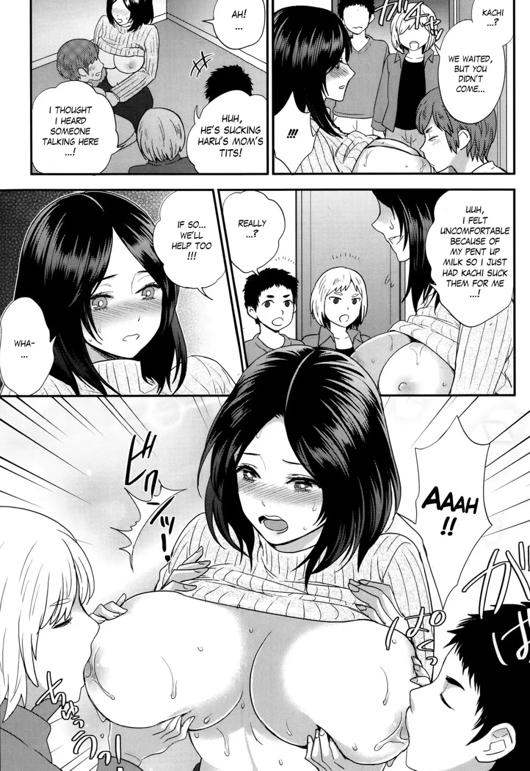 [Mothica] Naisho no Sakunyuu | Milking In Secret Fhentai - Page 7