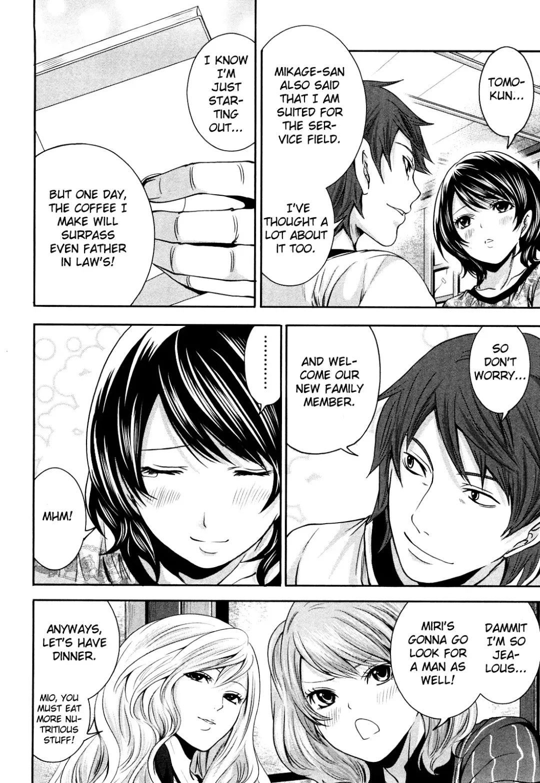 [Miyahara Ayumu] Shimoeda-san chi no Akarui Shokutaku | The Shimoedas, a poor but happy circle Fhentai - Page 159