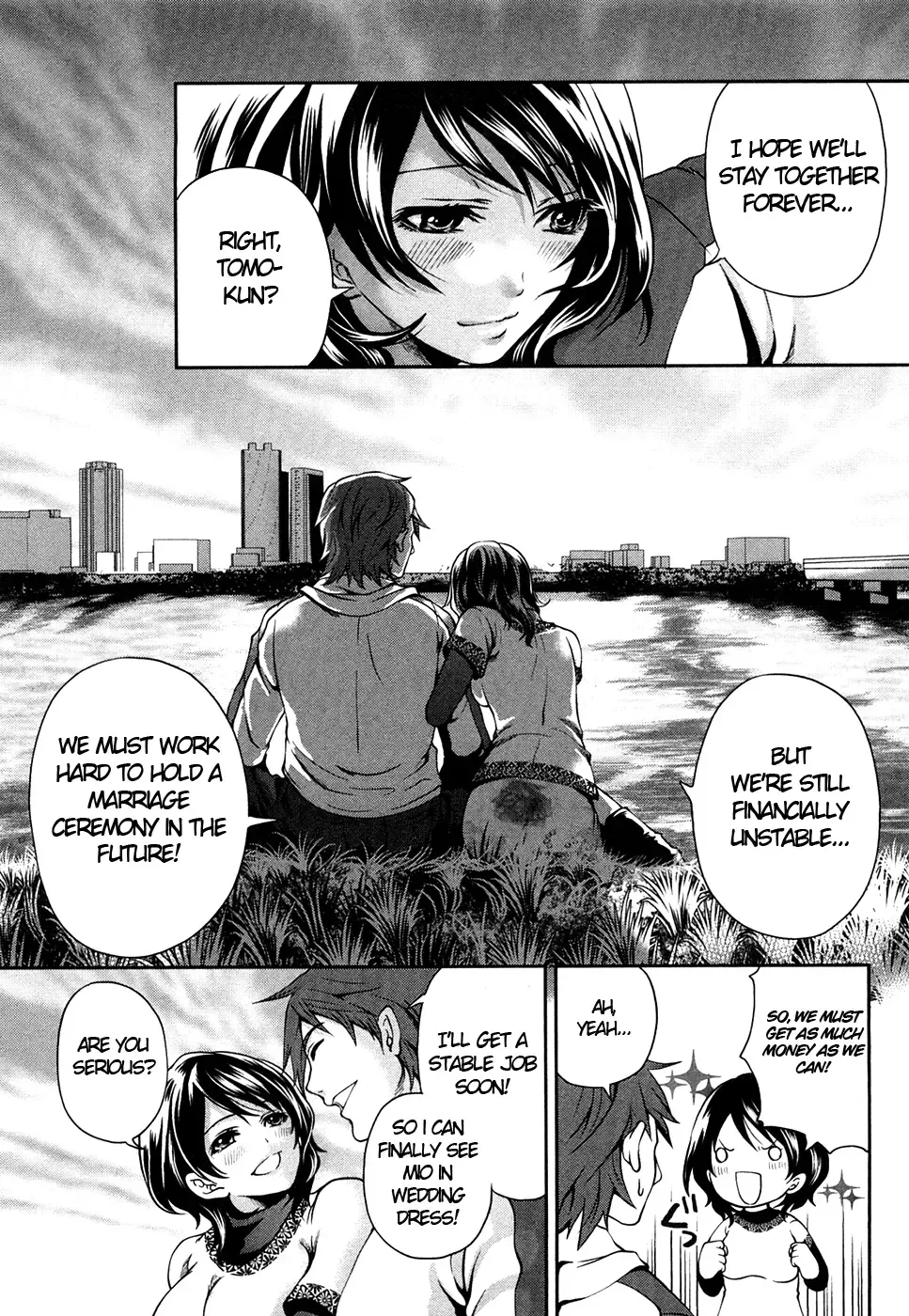 [Miyahara Ayumu] Shimoeda-san chi no Akarui Shokutaku | The Shimoedas, a poor but happy circle Fhentai - Page 16