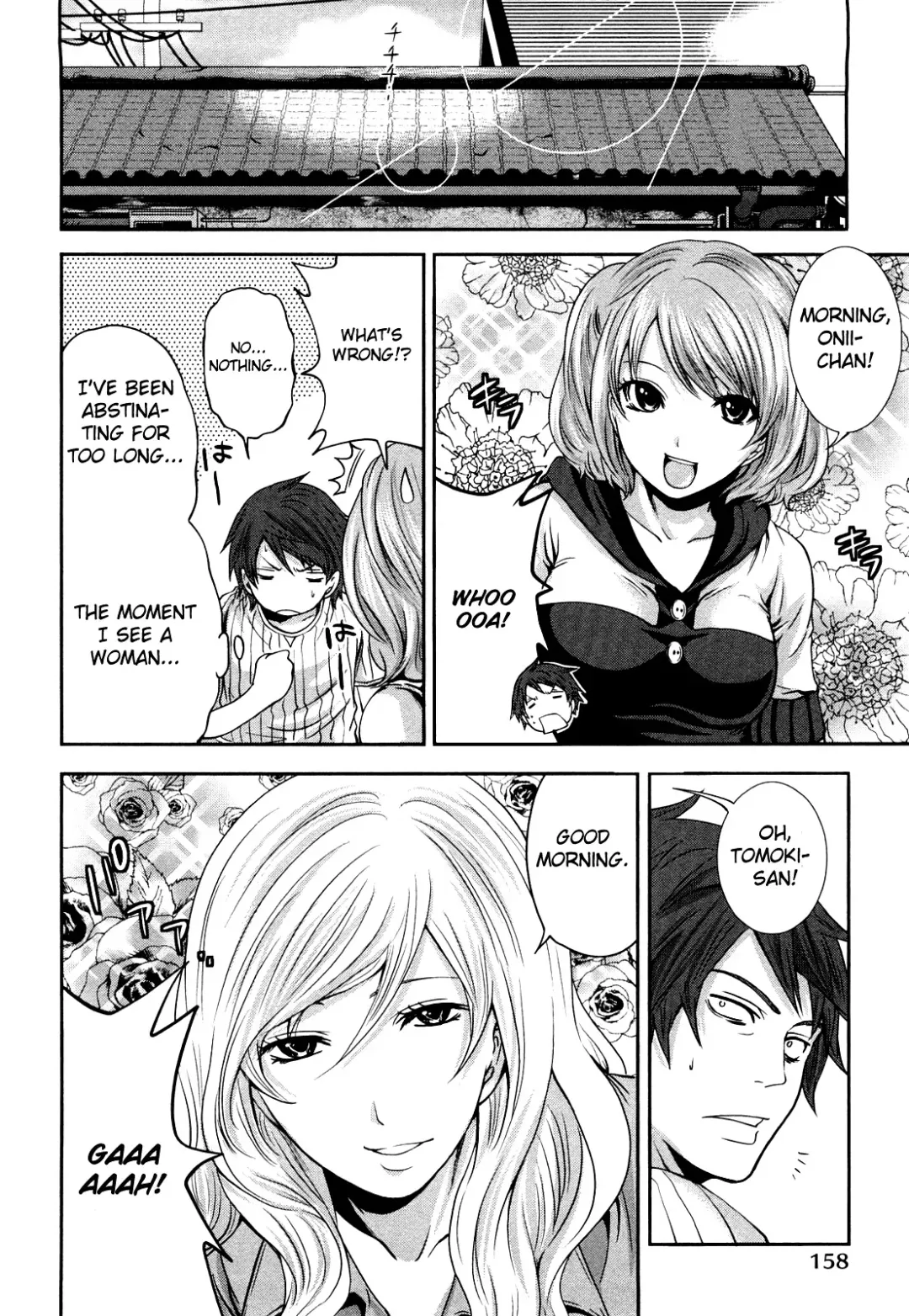 [Miyahara Ayumu] Shimoeda-san chi no Akarui Shokutaku | The Shimoedas, a poor but happy circle Fhentai - Page 161