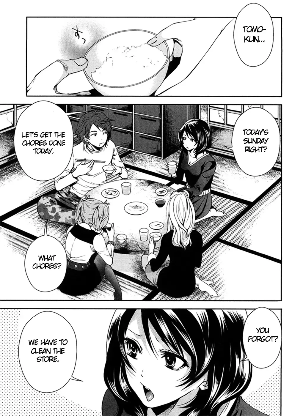[Miyahara Ayumu] Shimoeda-san chi no Akarui Shokutaku | The Shimoedas, a poor but happy circle Fhentai - Page 32