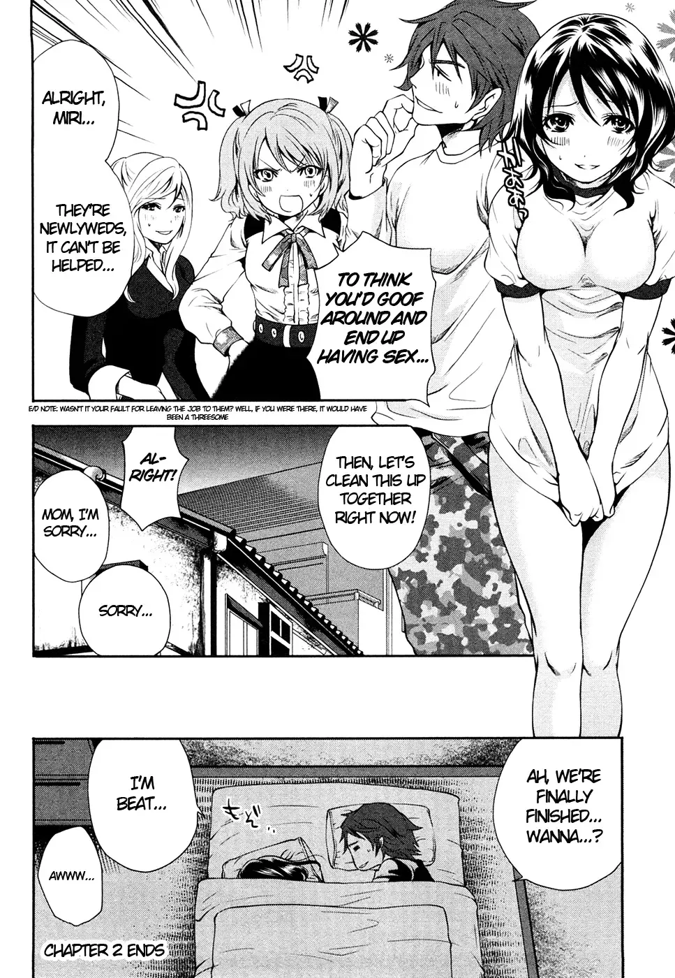 [Miyahara Ayumu] Shimoeda-san chi no Akarui Shokutaku | The Shimoedas, a poor but happy circle Fhentai - Page 49