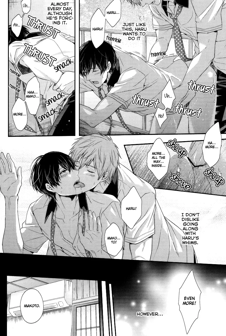 [Karaage Muchio] Haru-chan wa Shitagari Yokubari | Haru-chan is all eager and greedy♥ Fhentai.net - Page 13