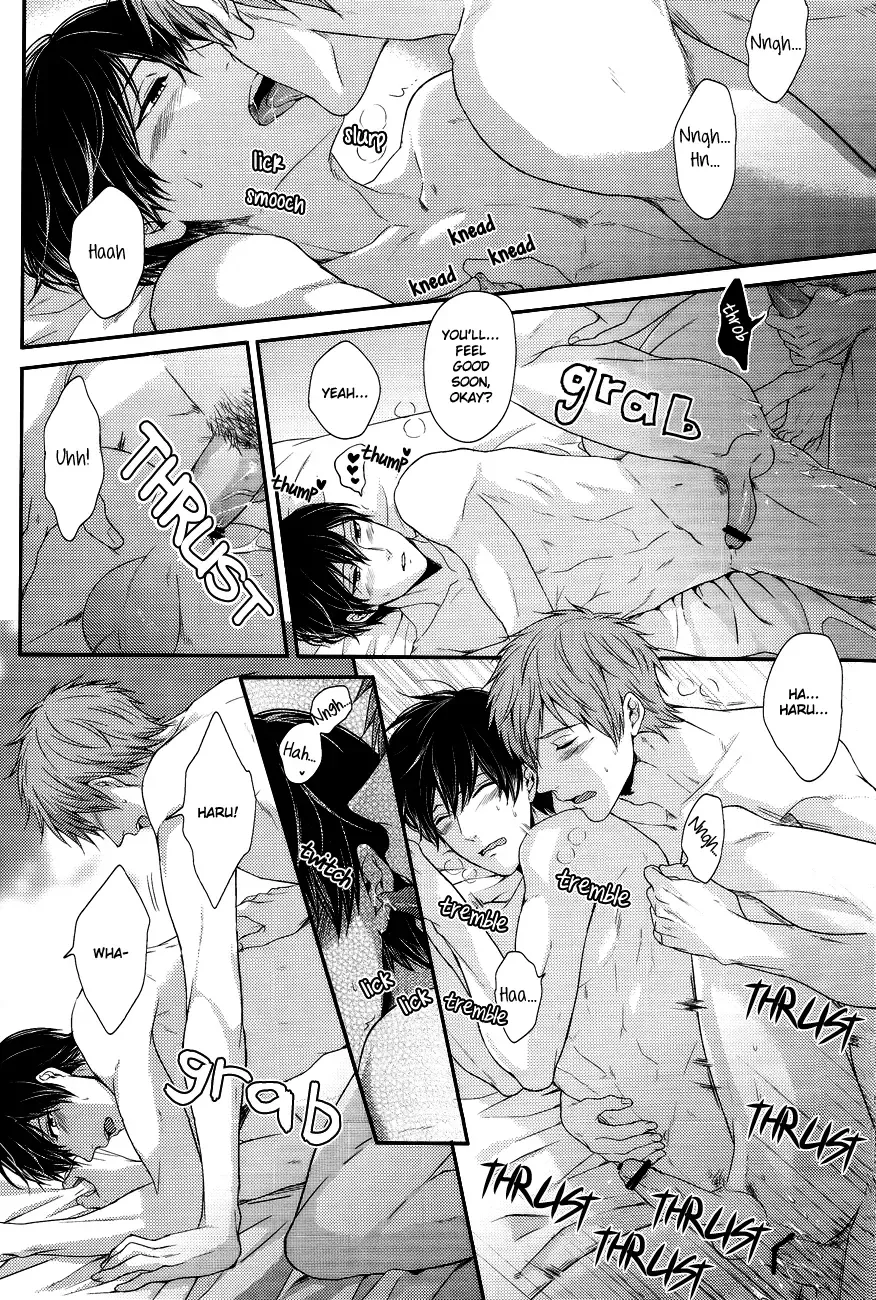 [Karaage Muchio] Haru-chan wa Shitagari Yokubari | Haru-chan is all eager and greedy♥ Fhentai.net - Page 21