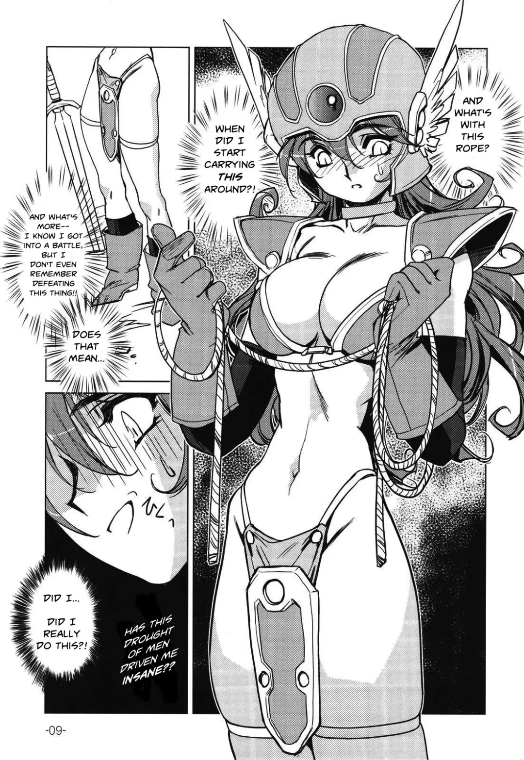 [Kajiyama Hiroshi] Onna Senshi no Himitsu | The Female Warrior's Secret Fhentai - Page 9