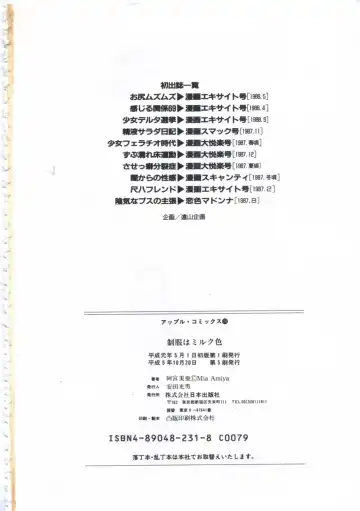 [Amiya Mia] Seikfuku wa Milk-Iro Fhentai - Page 176