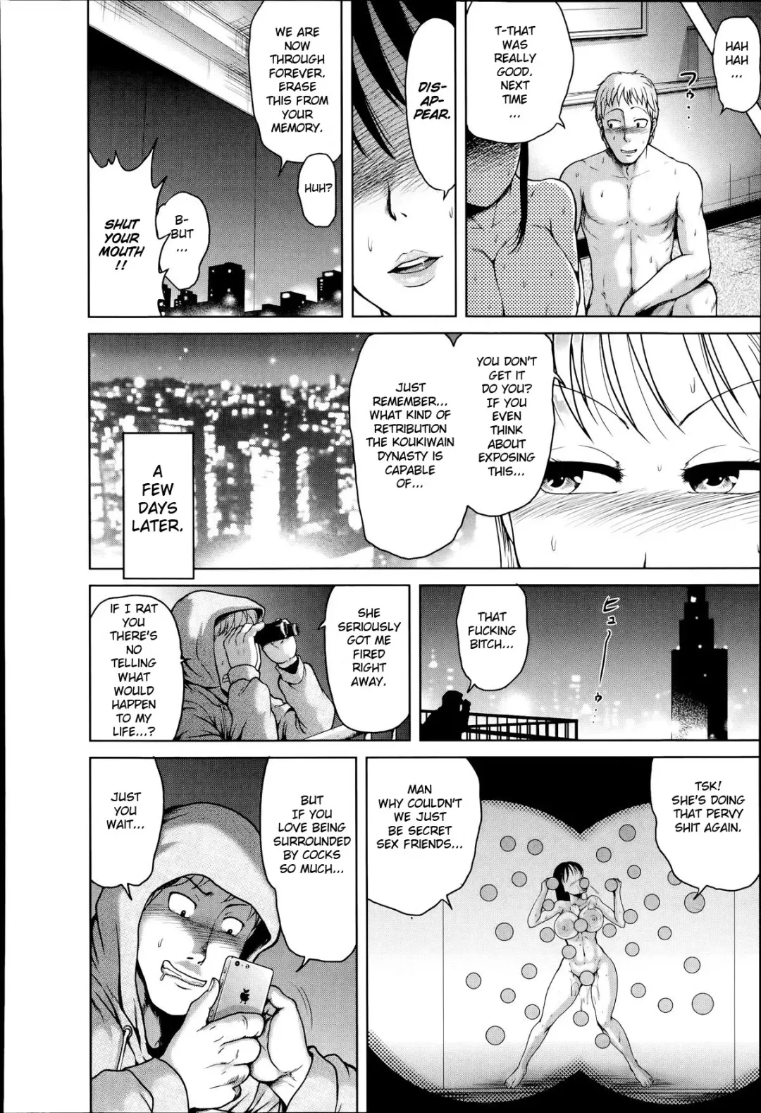 [Yontarou] Hentai Roshutsu Matenrou ~Onna Shachou Rinkan Geki~ | Perverted Exhibitionism Skyscraper ~The Female President Gangbang Play~ Fhentai - Page 10