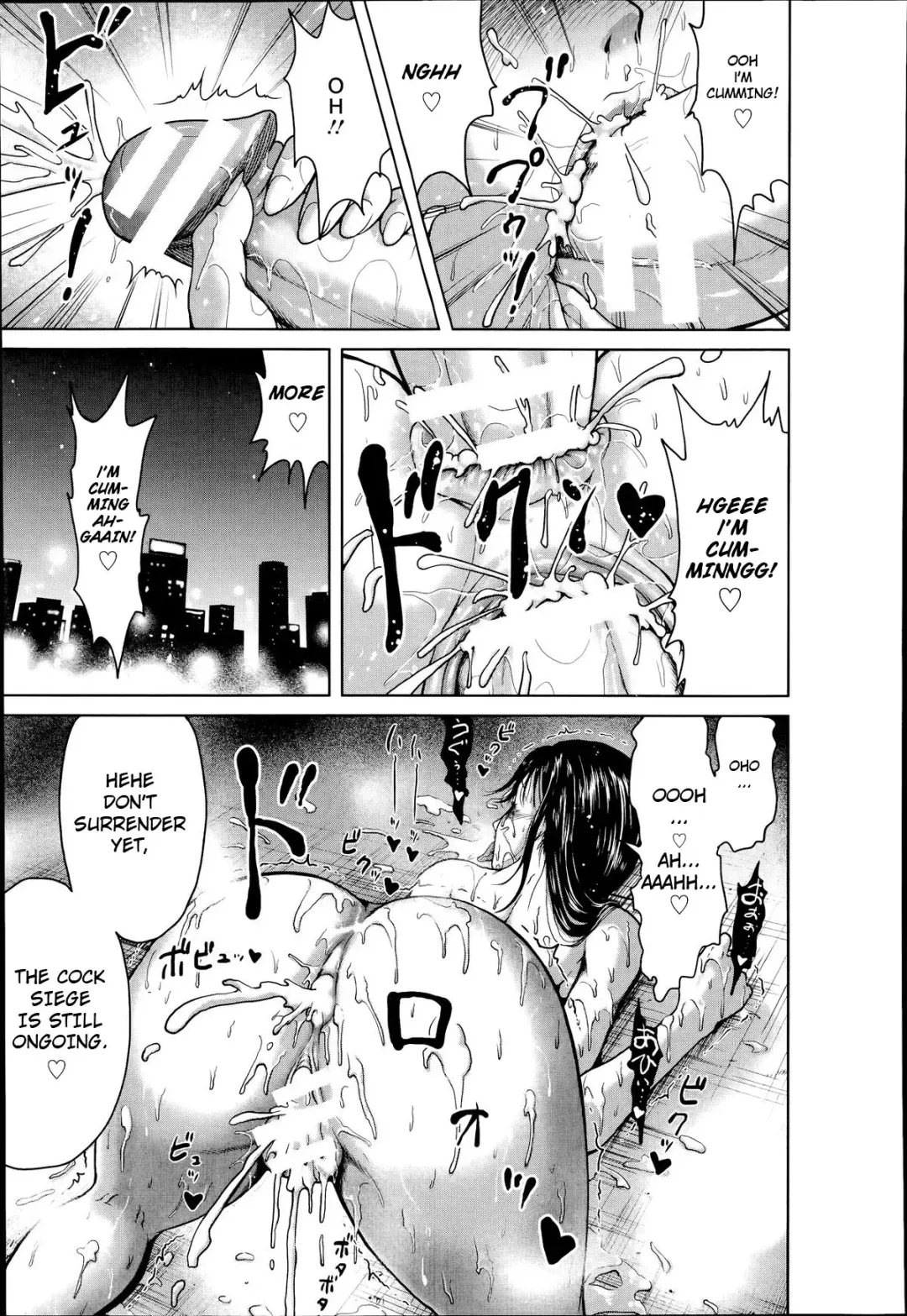 [Yontarou] Hentai Roshutsu Matenrou ~Onna Shachou Rinkan Geki~ | Perverted Exhibitionism Skyscraper ~The Female President Gangbang Play~ Fhentai - Page 17