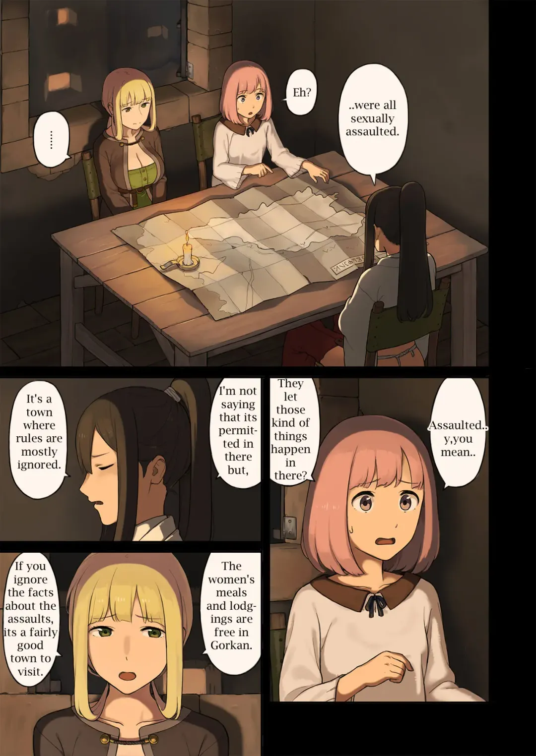 Onna Boukensha-tachi ga sabaku no oasis ni tachi yoru to.... Fhentai - Page 4