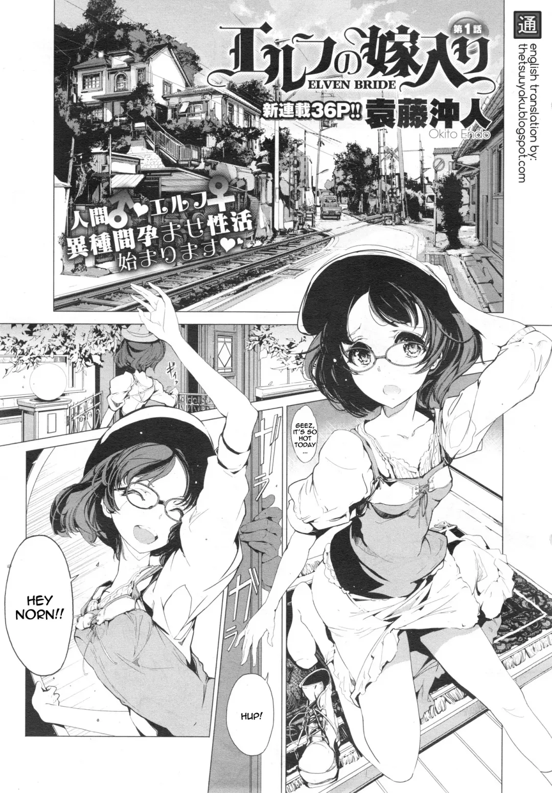 [Endou Okito] Elf no Yomeiri | Elven Bride Ch. 1-4 Fhentai.net - Page 1