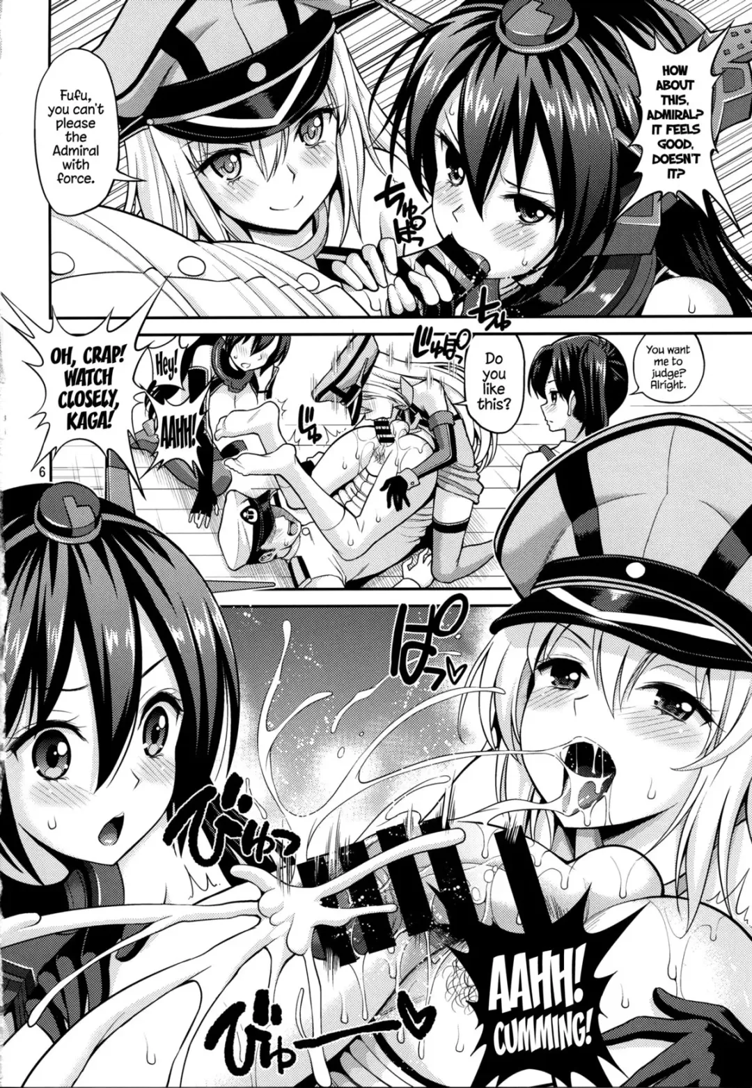 [Yahiro Pochi] Kaga-san Nuretemasu? | Are You Getting Wet, Kaga? Fhentai - Page 5