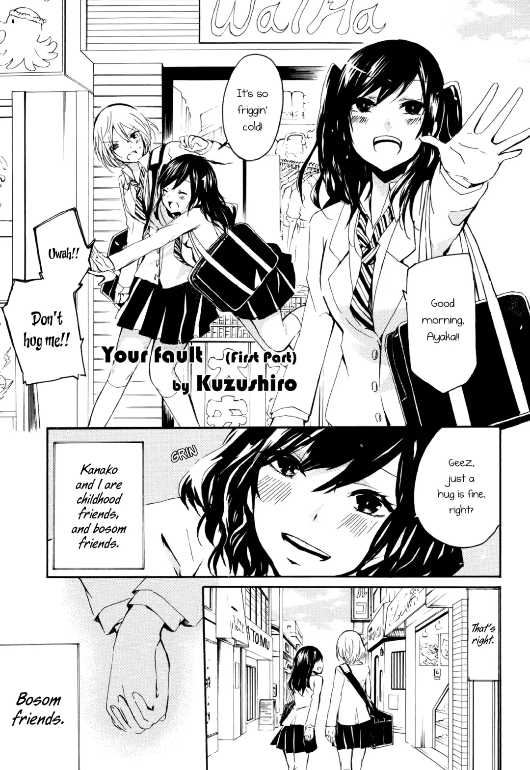 [Kuzushiro] Kimi no Sei | Your Fault Fhentai - Page 1